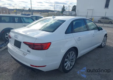 2017 Audi A4 2.0T Premium from USA, damaged, VIN WAUANAF49HN034715